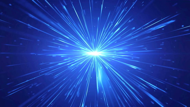 blue animation background for intro tv show
