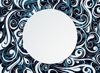 Decorative backdrop with copy space