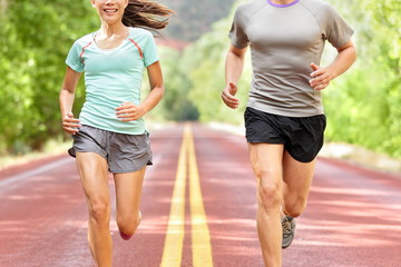 Health and fitness running - runners jogging