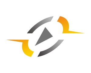 abstract play music logo