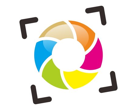 Colorful Lens Photography Logo