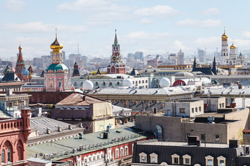 historical center of Moscow city with Kremlin