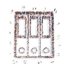 people representing the folder.