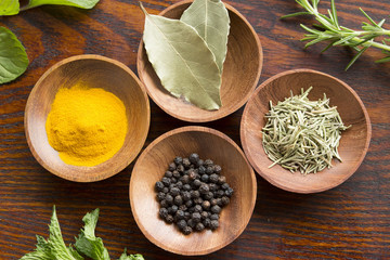 ドライハーブとスパイス