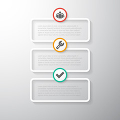 Web Infographic Timeline Template Layout With Vector Icons, coul
