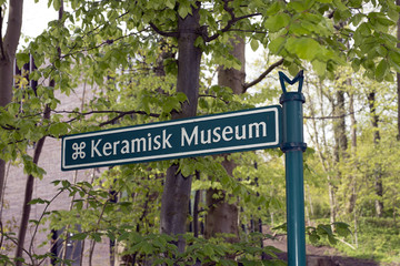 Danish Ceramics Museum sign