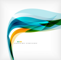 Business wave corporate background