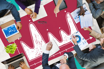 Diagram Parabola Investment Equation Graph Concept