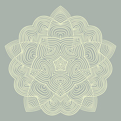celtic knot pattern card, mandala, amulet