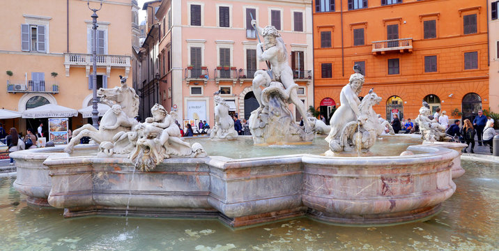 The Fountain of Neptune is a fountain in Rome