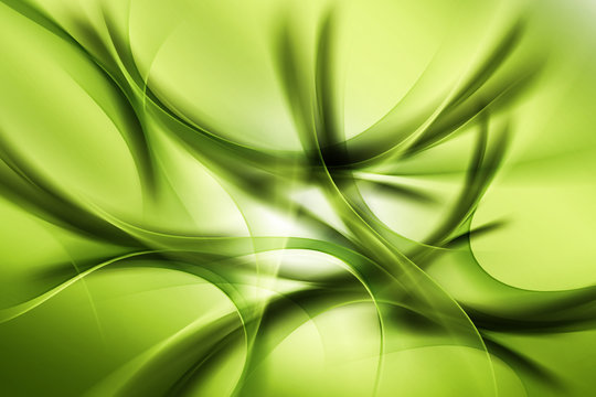 Fototapeta Green Abstract Design