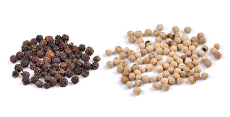 Peppercorn on white background