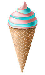 Ice Cream. Isoleted.
Vector Illustration