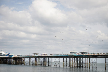 Obraz premium Pier of Llandudno North Wales, England, UK