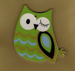 owl shaped earring