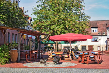 Obraz premium Ueckermünde Am Schweinemarkt