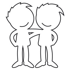 Short People Scribble - friends