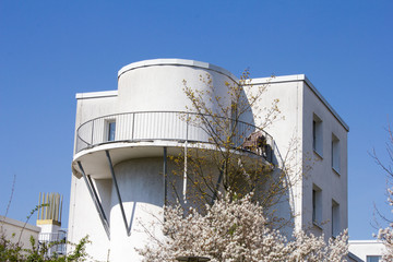 Außergewöhnlicher Baustil eines Wohnhauses