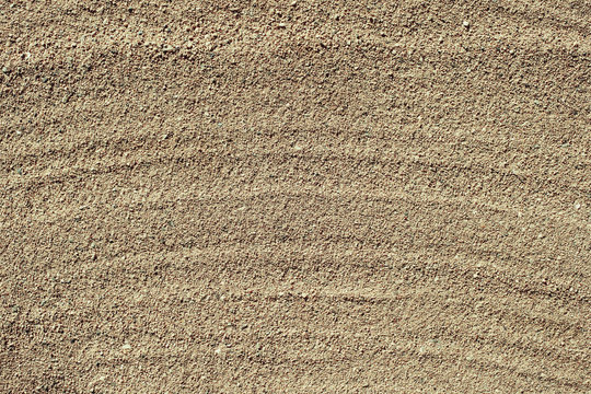 Top view sand texture. Sandy beach for background.