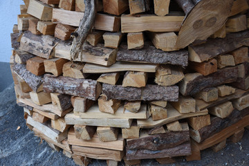 catasta legna giardino legno taglialegna 