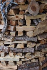 catasta legna giardino legno taglialegna 