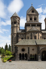 Fototapeta na wymiar Medieval benedictine Abbey in Maria Laach, Germany