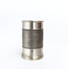 Old silver beer mug 