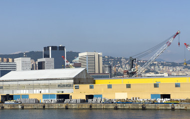 Fototapeta premium genova a very beautiful town in italy