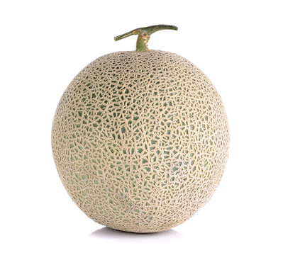 melon fruit isolated on the white background