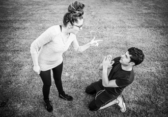 Girl insulting boyfriend