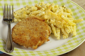escalope panée et pâtes 09052015
