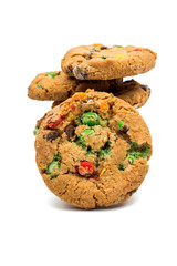 cookies with chocolate colored drops