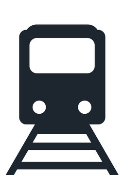 Bahn und Zug Piktogram