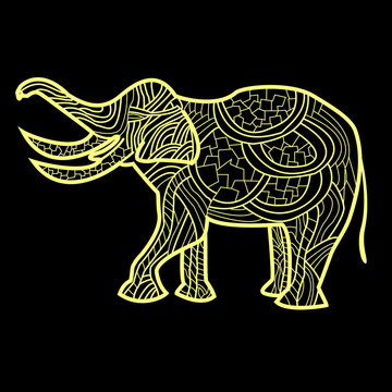 Абстрактный слон