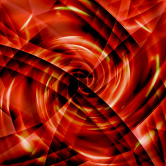 Abstract creative red background in the style of mixed media