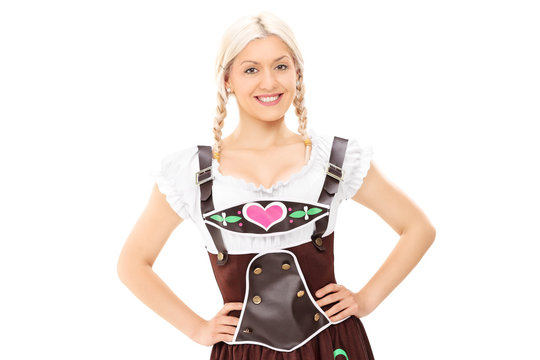 Girl in German costume