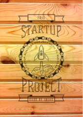 Startup project badges logos and labels for any use