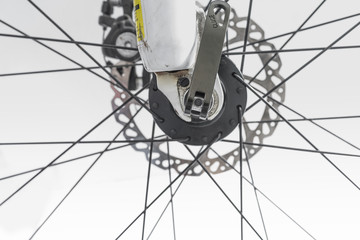 bicycle wheel lock and spokes