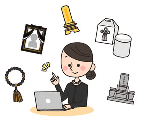 女性　葬儀　ＰＣ　検索