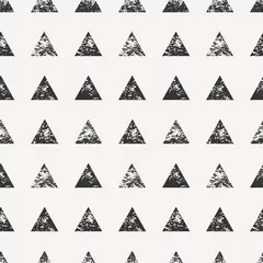 Behang Driehoeken Naadloze patroon met abstracte driehoekige vormen