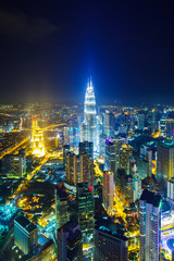 Kuala Lumpur at night
