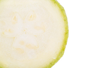 Half of vegetable marrow