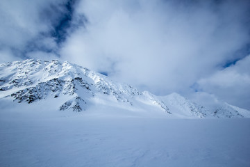Fototapeta na wymiar Arctic winter in south Spitsbergen