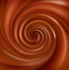 swirl chocolate background