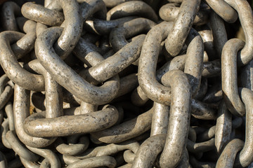 chain in the market, Istanbul, Turkey