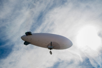 airship in the sky