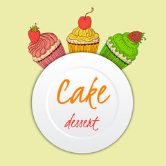 Bright, delicious cupcakes