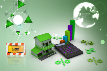 Sale house and calculator