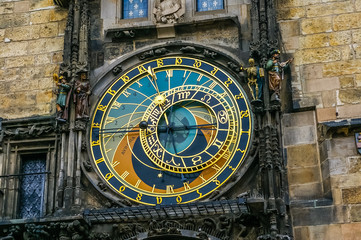 Astronomical Clock in the Old Town of Prague