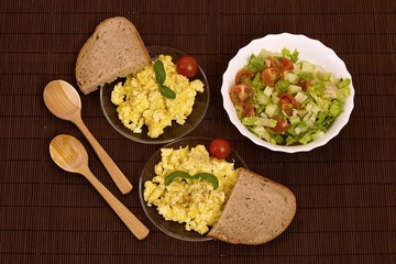scrambled eggs